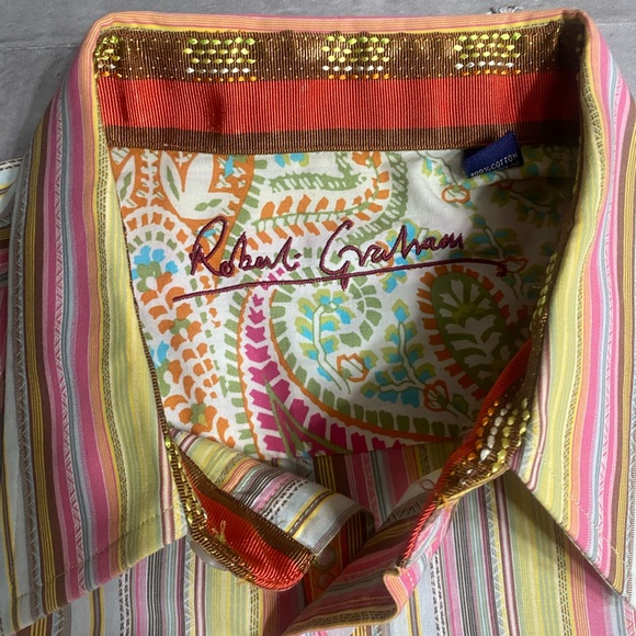 Robert Graham button down long sleeve shirt - Picture 3 of 9